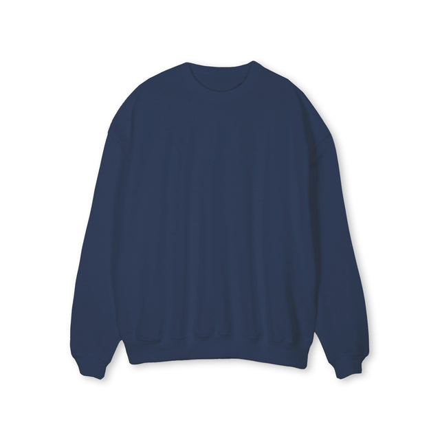 Navy Blue Regular Crewneck Sweater.