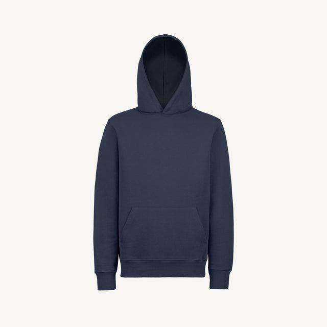 Navy Blue Regular Hoodie Mockups.