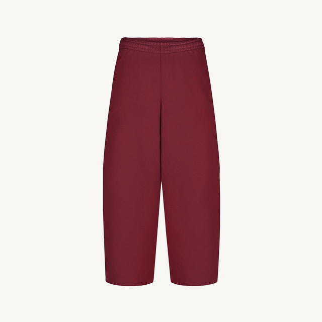 Straight-Leg Baggy Sweatpants Embroidered Sample.