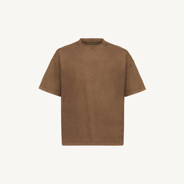 Oversized Boxy Tee Embroidered Sample.