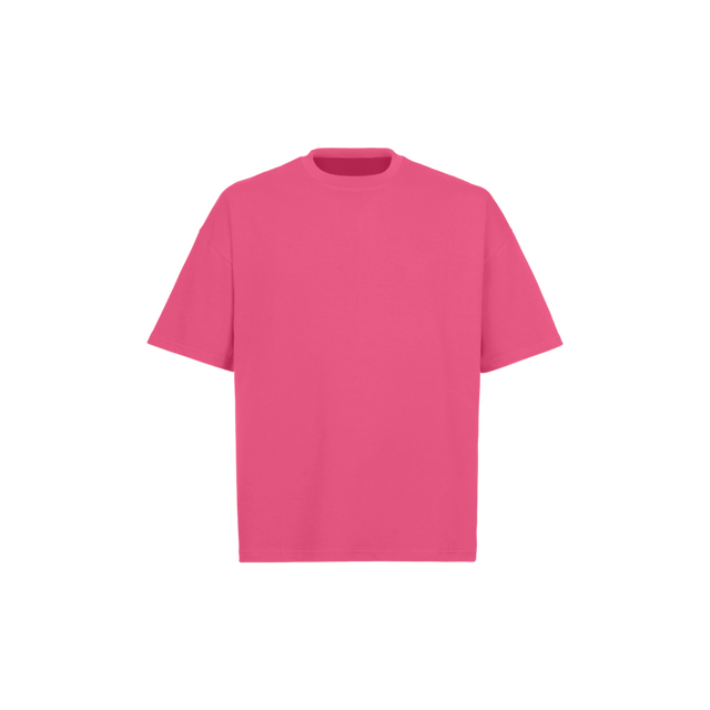 17-1937 TCX Hot Pink Oversized Boxy Tee.