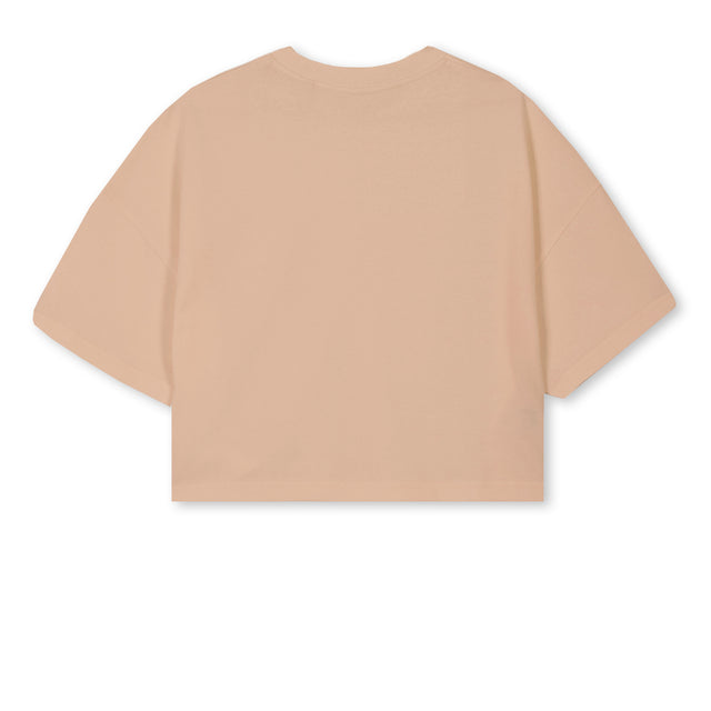 Croissant Cropped Oversized Tee.
