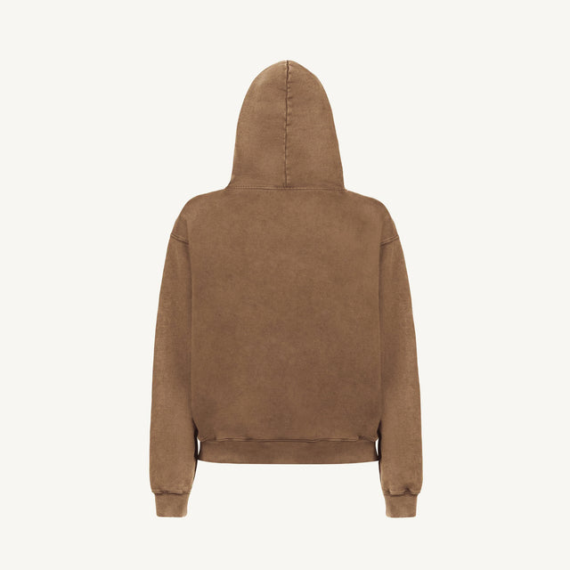Vintage Tan Oversized Hoodie.