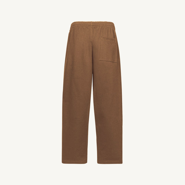 Vintage Tan Straight-Leg Relaxed Sweatpants.