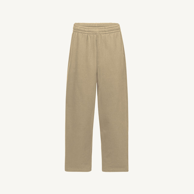 Straight-Leg Relaxed Sweatpants Embroidered Sample.