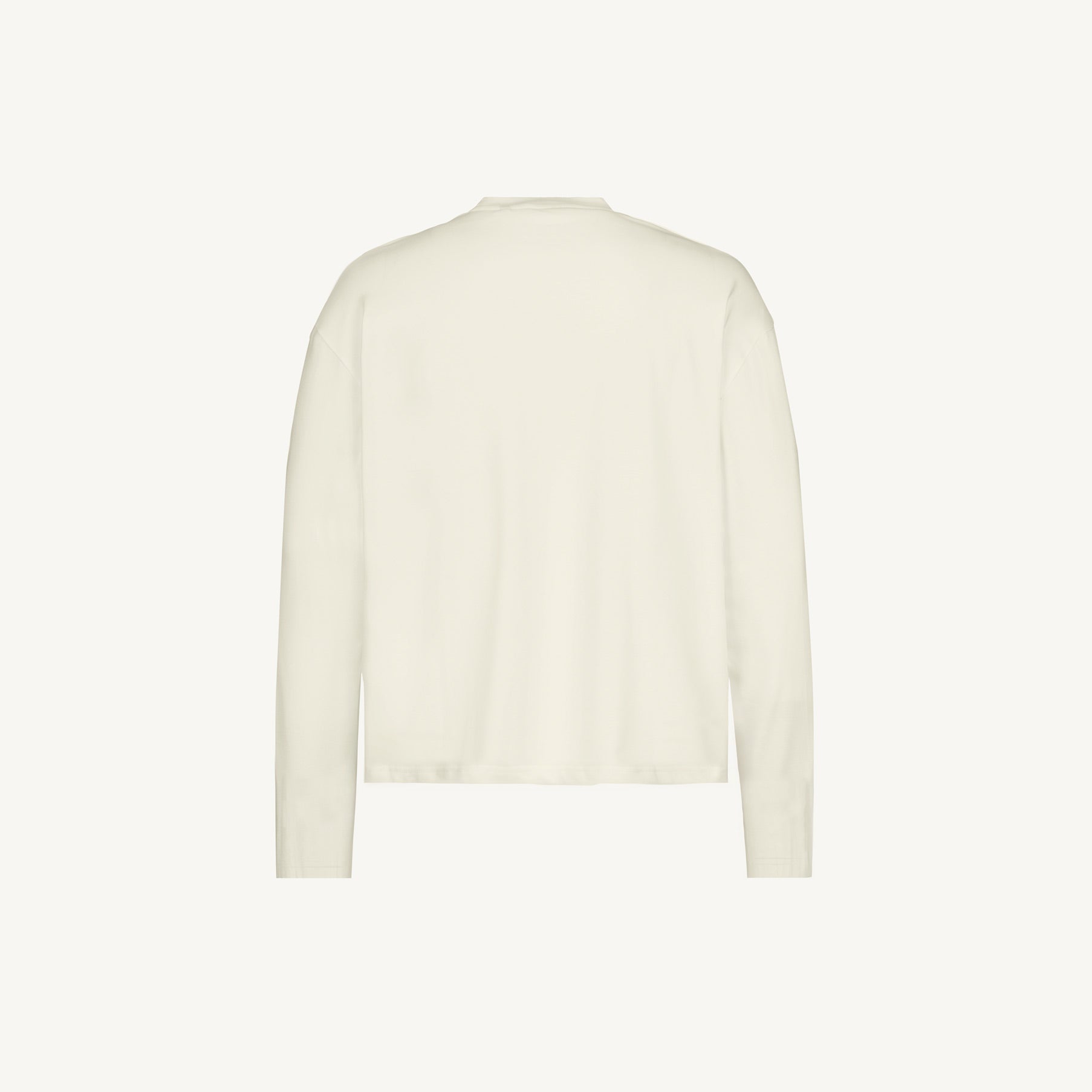 Vintage White Oversized Boxy LS Tee. – WATC STUDIO