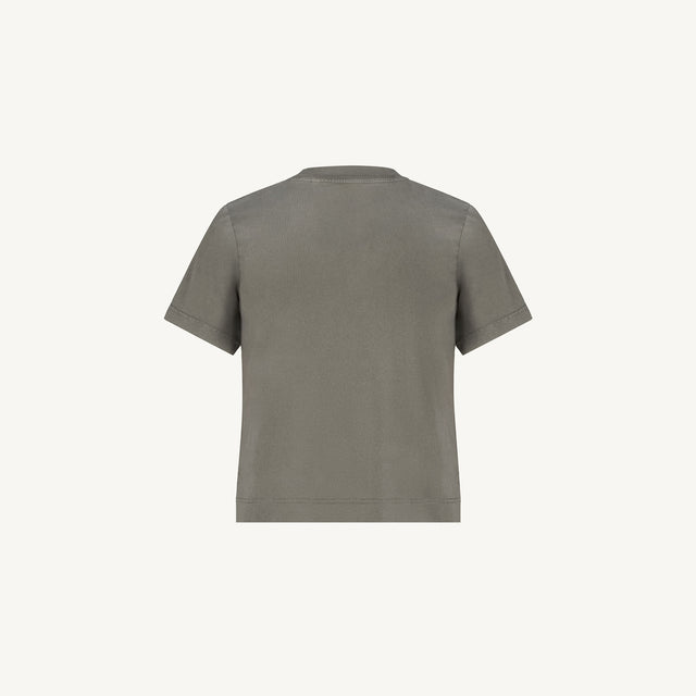 Vintage Olive Women’s Clean Cut Tee.
