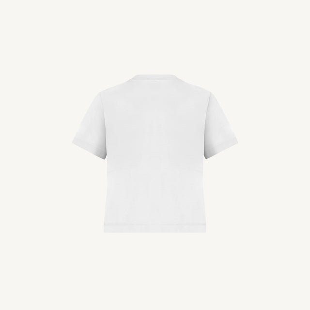 White Women’s Clean Cut Tee.