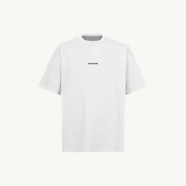 BXCULTURE 6.5CM White Oversized Tee.