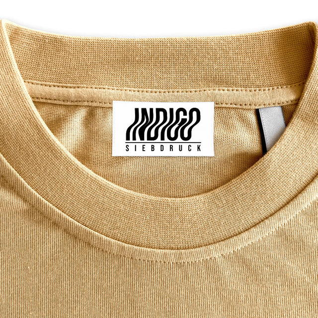 INDIGO Custom Neck Label.