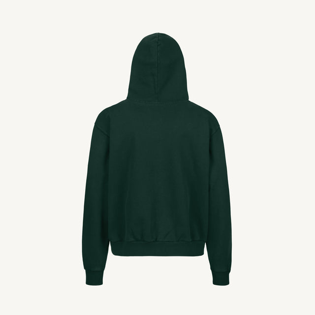 Wild Green Oversized Zipped Hoodie.