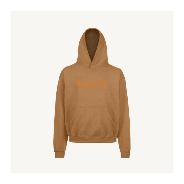 Hoodiekicks Camel Oversized Hoodie.