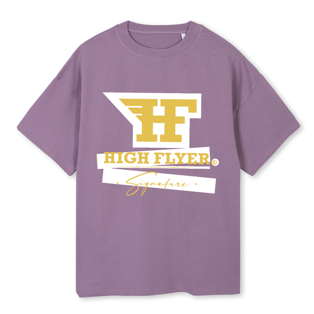 GLDWHT Purple Oversized Tee.