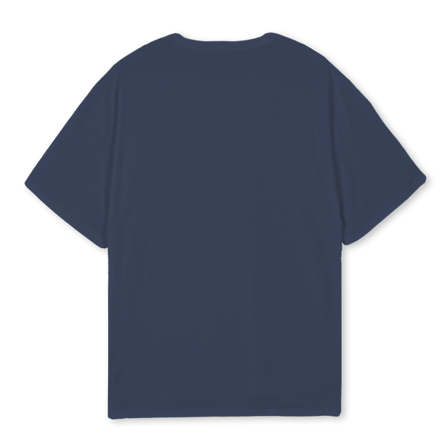 GULTEFULT Navy Blue Oversized Tee.