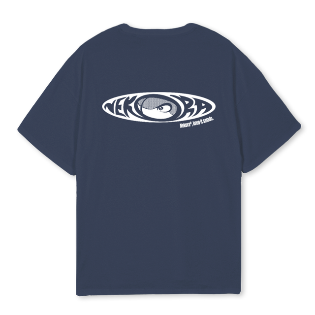MAREA MARINO Navy Blue Oversized Tee.