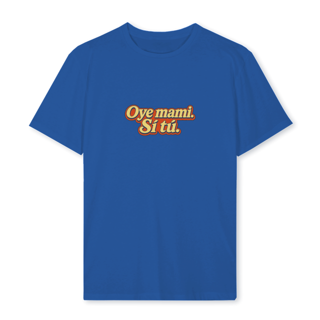 OYEMMI Cobalt Blue Regular Tee.