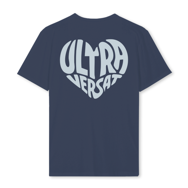 LOGOCOEUR Navy Blue Regular Tee.