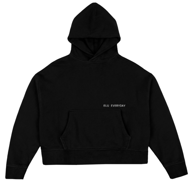 ELU Black Oversized Boxy Hoodie.