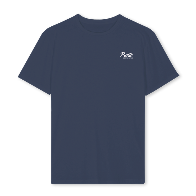 SERVECROSS Navy Blue Regular Tee.