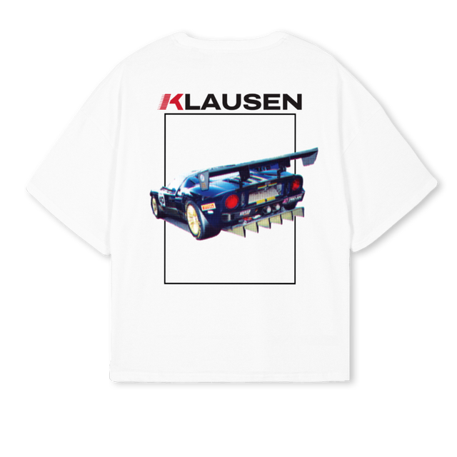 KLAUSEN EINS White Oversized Boxy Tee.