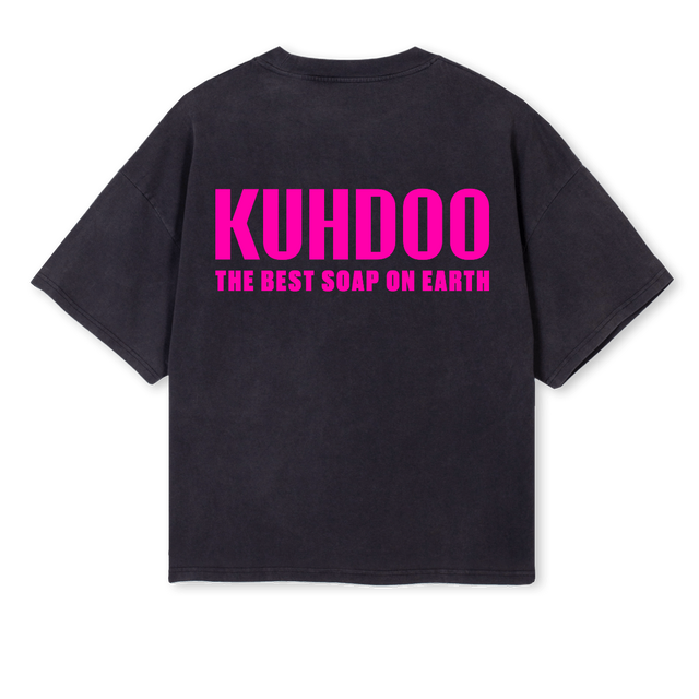 JKIBSOEPNB Vintage Black Oversized Boxy Tee.