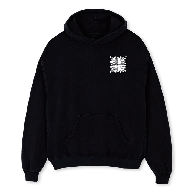 DCDS MUSTER EINS Black Oversized Hoodie.