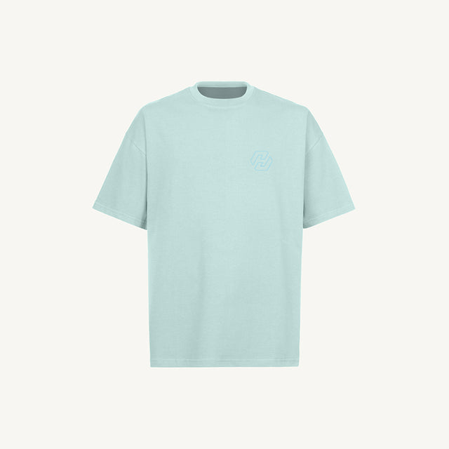 HOMMELOGOEMB Cold Blue Oversized Tee.