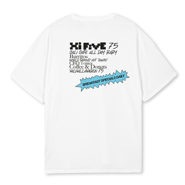HIFIVEWHITE White Oversized Tee.