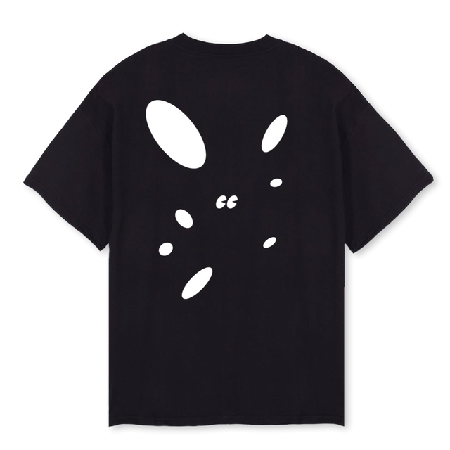 LOGOEXPLOSION Black Oversized Tee.