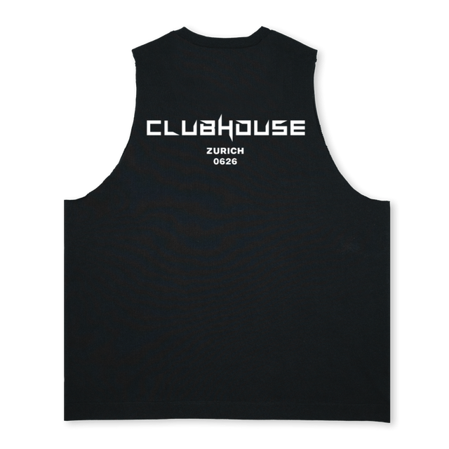 CHVBBP_VEST Deep Black Oversized Vest.
