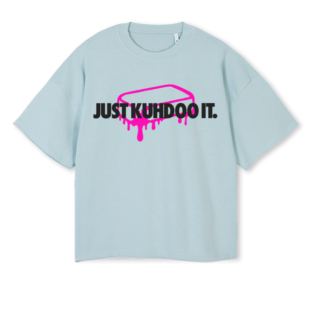 JKIBP Cold Blue Oversized Boxy Tee.