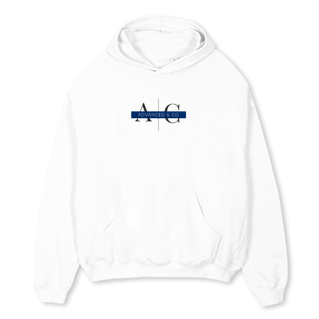 HOODIESAMPL White Oversized Hoodie.