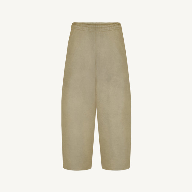 Straight-Leg Baggy Sweatpants Embroidered Sample.