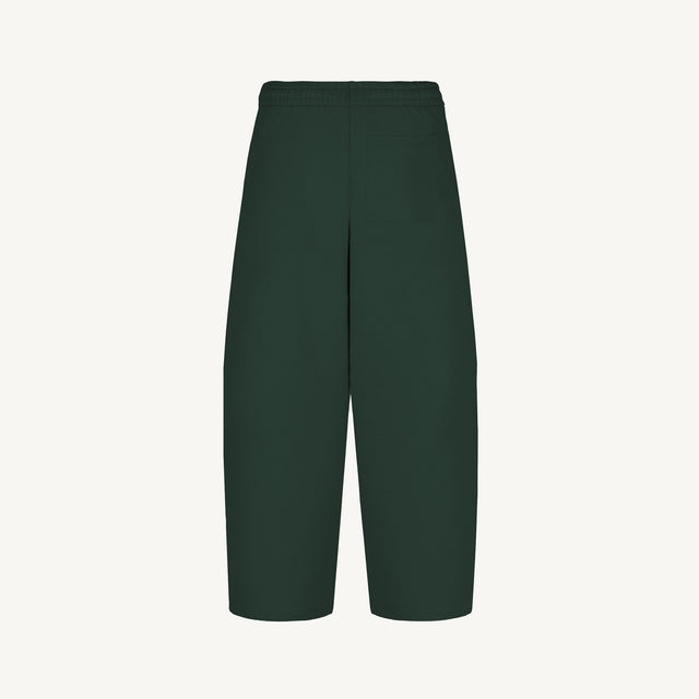 Wild Green Straight-Leg Baggy Sweatpants.