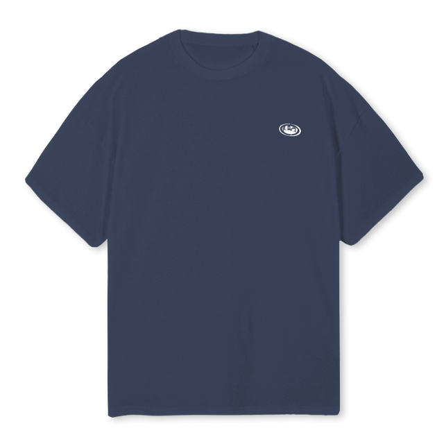 MAREA MARINO Navy Blue Oversized Tee.