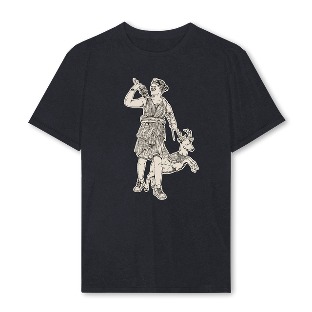 DIANE Vintage Black Regular Tee.
