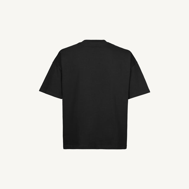 Black Oversized Boxy Tee.