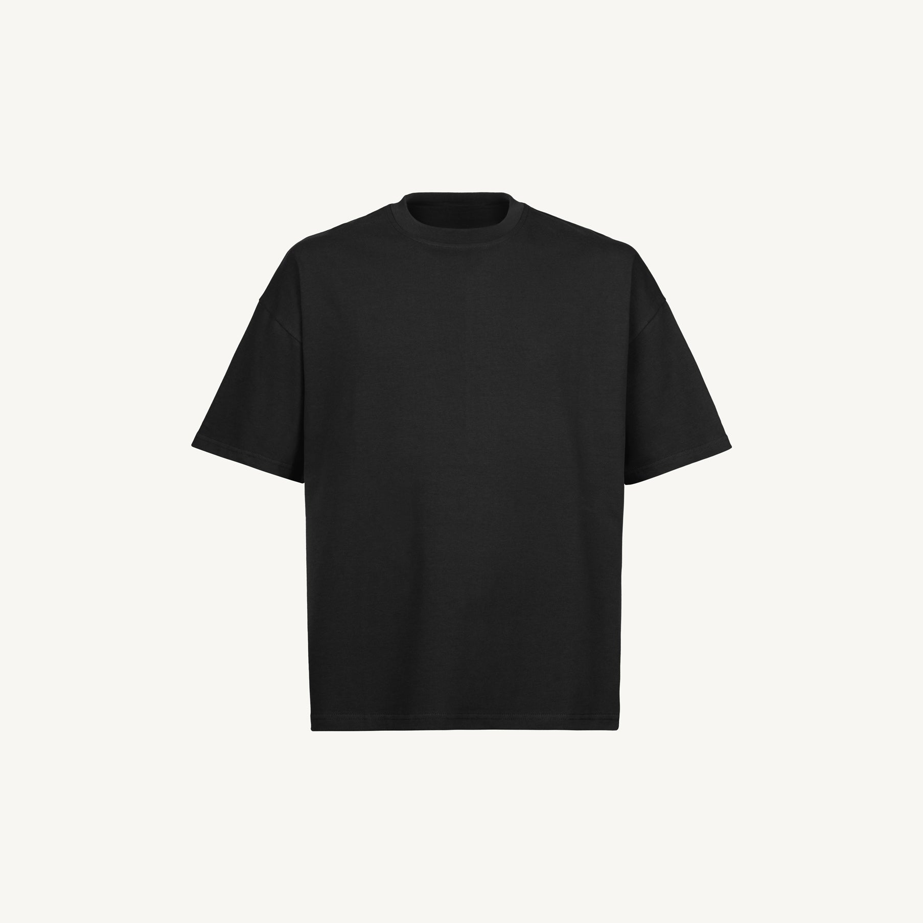Black Oversized Boxy Tee Mockups. – WATC STUDIO