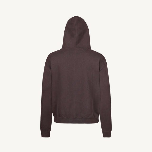 19-1111 TCX Black Coffee Oversized Hoodie.
