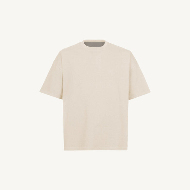 Natural Oversized Boxy Tee.