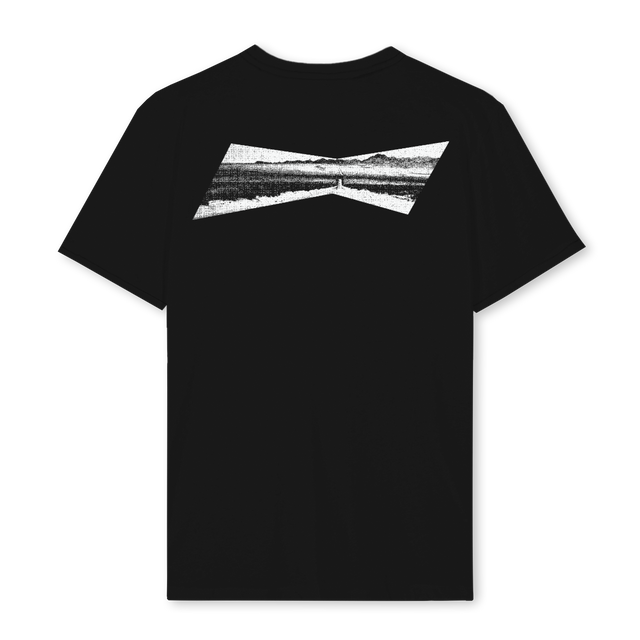 RUNAWAY Black Regular Tee.