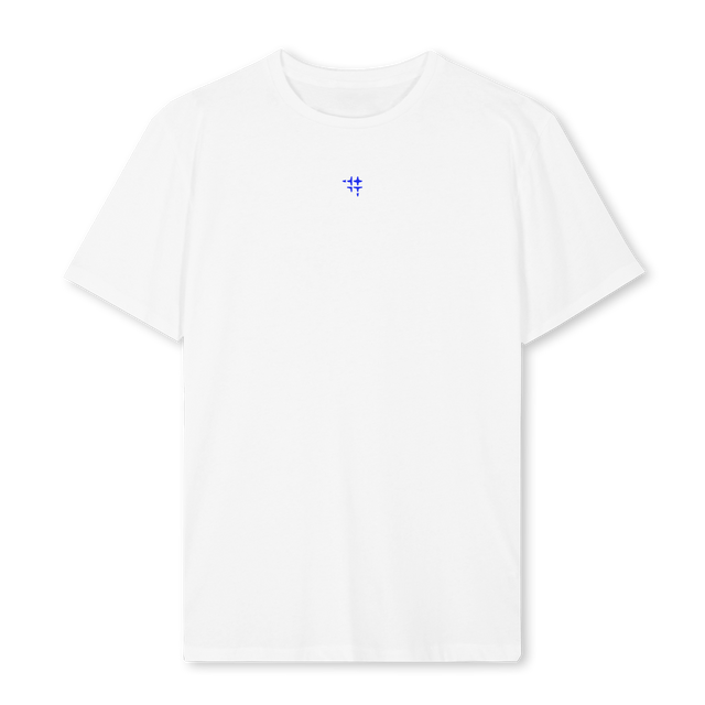 WHITEBLUE White Regular Tee.
