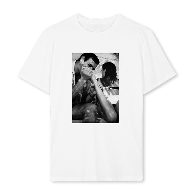 KISSHERMIND White Regular Tee.