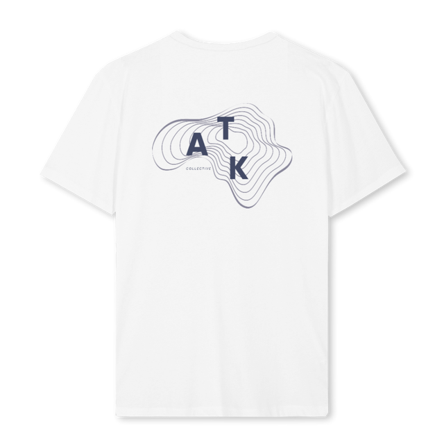 WHITEBLUETOPO White Regular Tee.