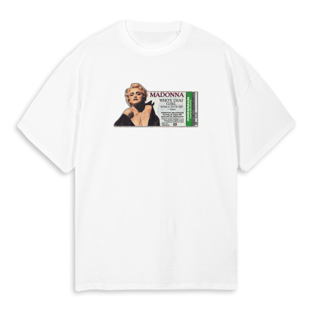 WHOSTHATGIRL White Oversized Tee.