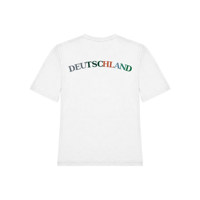 FEMME GERI  White Women’s Clean Cut Tee.