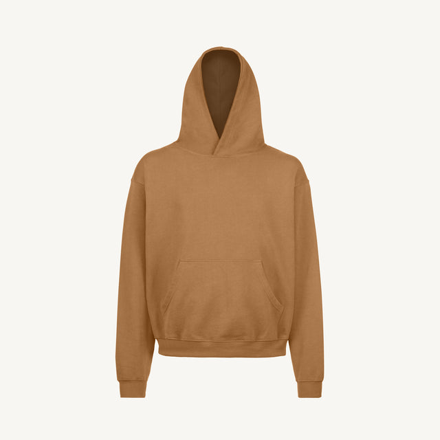 Camel Oversized Hoodie Mockups.