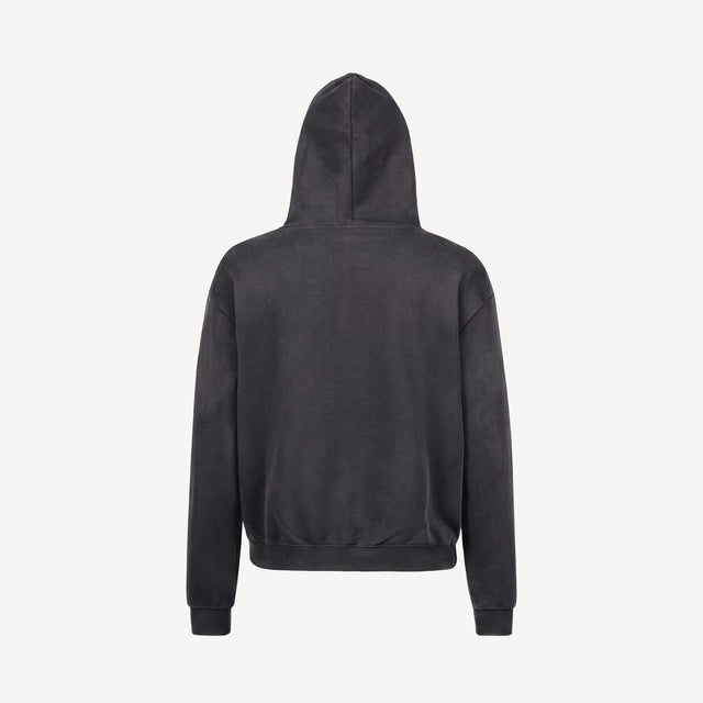 19-4006 TCX Vintage Caviar Oversized Hoodie.