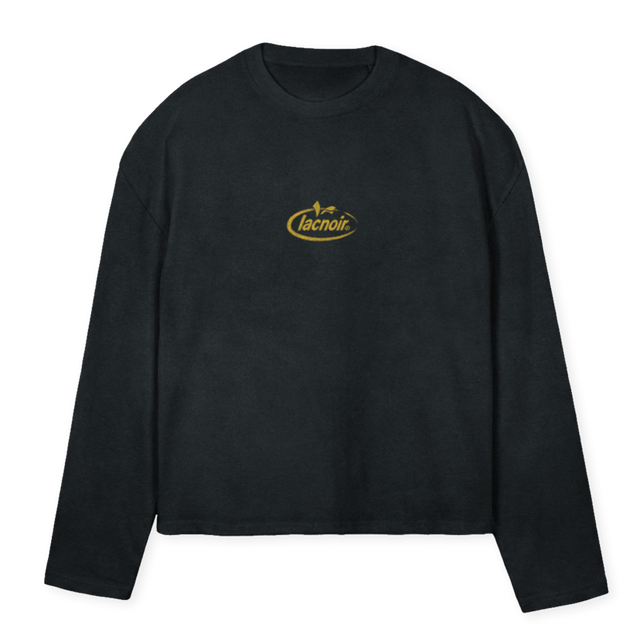 SUMMEROFLACC Vintage Black Oversized Boxy LS Tee.