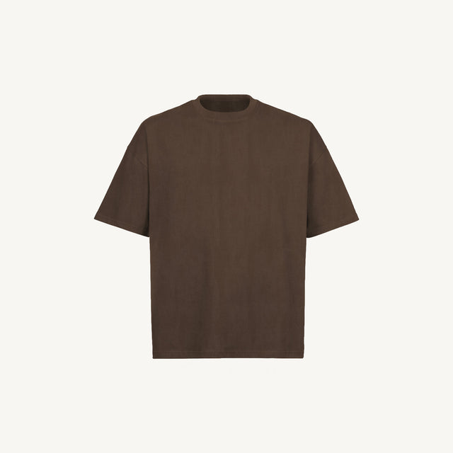 19-0814 TCX Vintage Slate Black Oversized Boxy Tee.